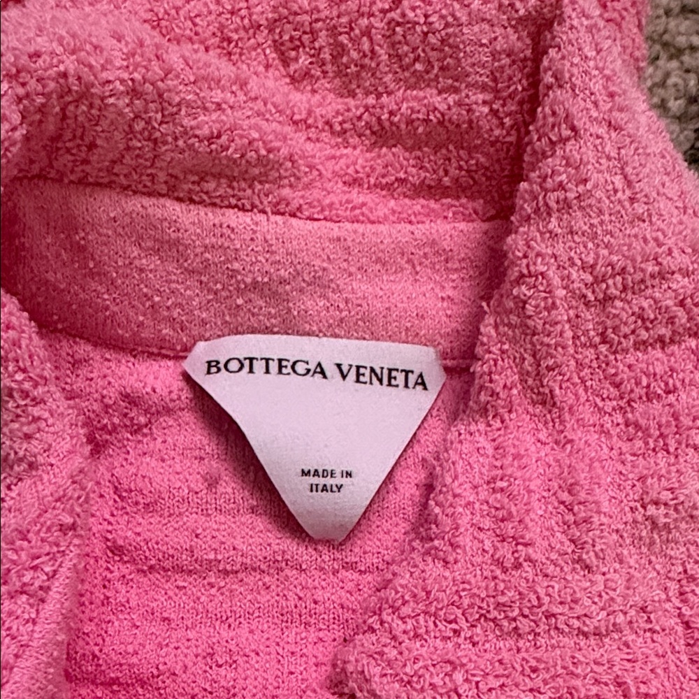 Nwot Bottega Veneta Sz 40 Jacquard Towelling 3 Piece Set/ Bubble Gum Pink View 5
